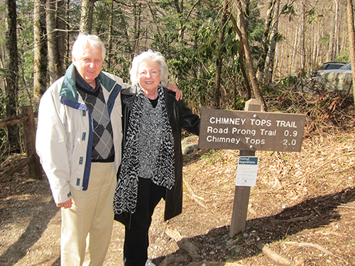 sonny payne at chimney tops trail